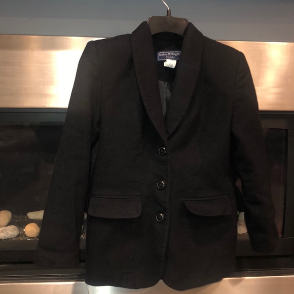 Women’s 100% wool black blazer 4P - Picture 5 of 5